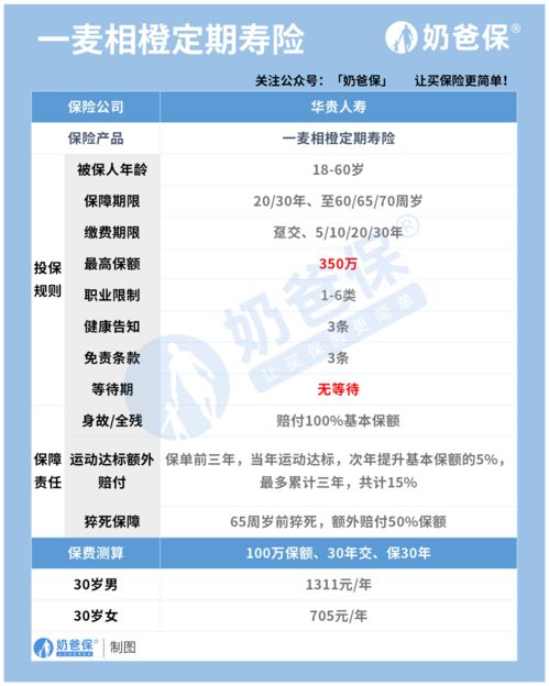 華貴一麥相橙定期壽險(xiǎn)（互聯(lián)網(wǎng)專屬）深度評測 保障、性價(jià)比與網(wǎng)絡(luò)信息安全視角下的思考